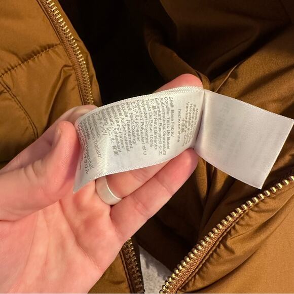 J. Crew Tan Sherpa Signature Puffer Jacket XS - Picture 14 of 15